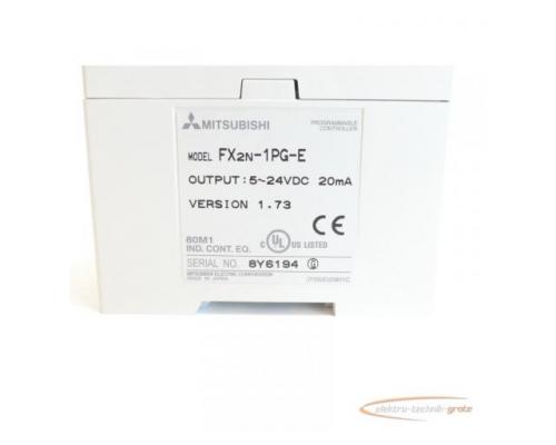 Mitsubishi FX2N-1PG-E Pulse Generator Version: 1.73 SN:8Y6194 - ungebraucht! - - Bild 6