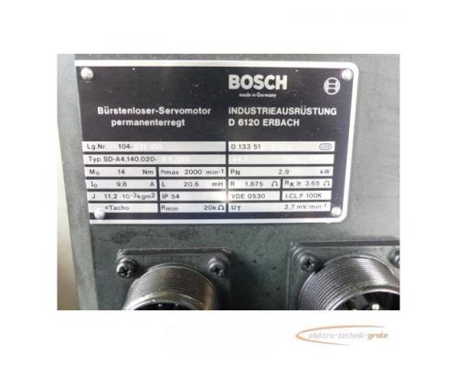 Bosch SD-A4.140.020-01.000 Bürstenloser Servomotor SN:449000267 - Bild 4