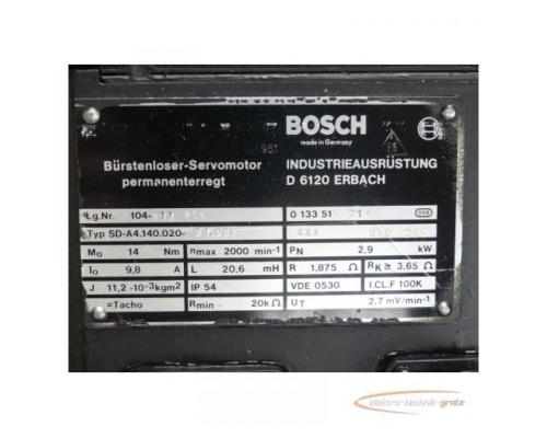 Bosch SD-A4.140.020-01.000 Bürstenloser Servomotor SN:444000207 - Bild 4