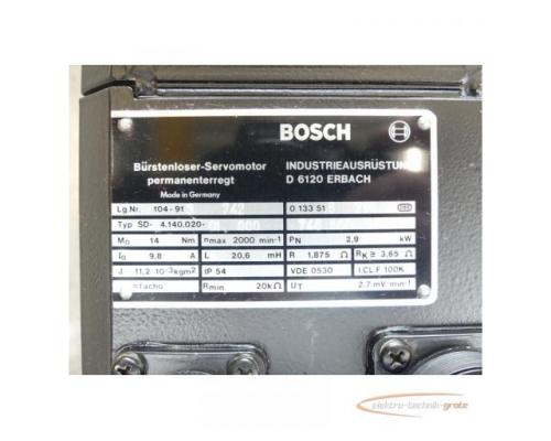 Bosch SD-B4.140.020-01.000 Bürstenloser Servomotor SN:7460001400 - Bild 4