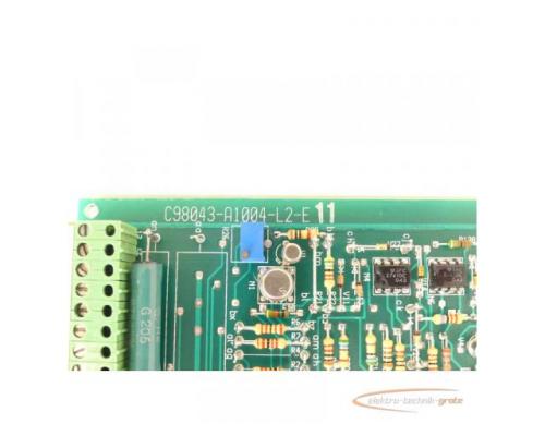 Siemens C98043-A1004-L2 - E11 VSA FBG Vorschubregelung Q6N9 - Bild 5