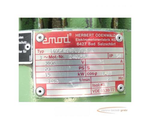 emod 160L / 4T-FO171S / 4 SN:2402554 Drehstrommotor mit Lüfter - Bild 7