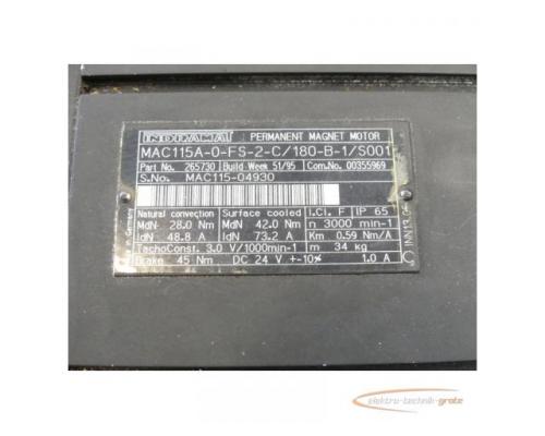 Indramat MAC115A-0-FS-2-C / 180-B-1 / S001 SN:MAC115-04930 - Bild 4