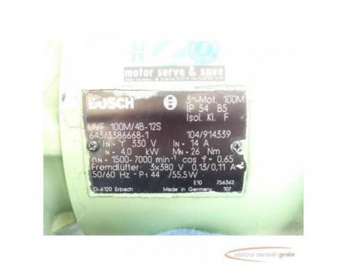 Bosch UVF 100M / 4B-12S / 643 / 3386668-1 Servomotor SN:104/914339 - Bild 5