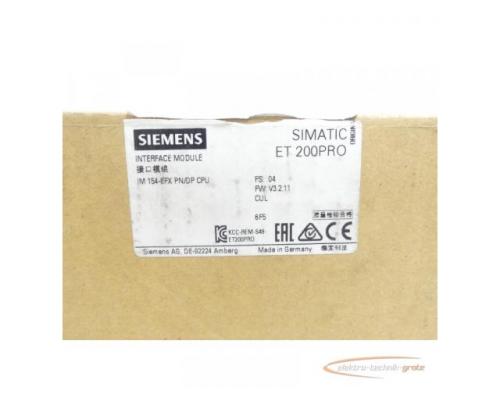 Siemens 6ES7154-8FX00-0AB0 IM 154-8FX-CPU SN:Sc-H1DR6353 - ungebraucht! - - Bild 7