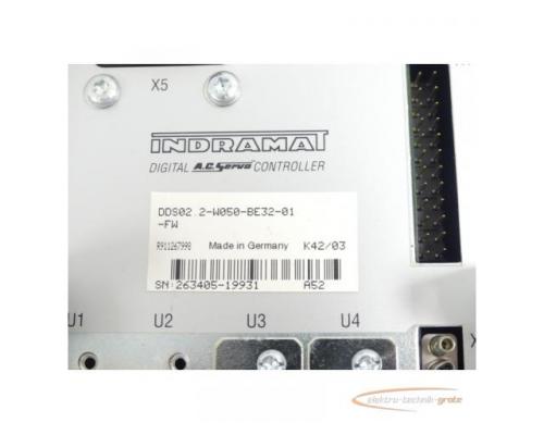 Indramat DDS02.2-W050-BE32-01-FW Controller MNR: R911267998 SN:263405-19931 - Bild 4