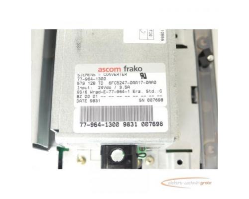 Siemens 6FC5103-0AB03-1AA2 Flachbedientafel Version C SN:T-K82034131 - Bild 5