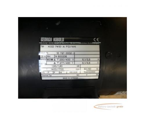 Georgii Kobold KOD 7410-A FO / WK Motor SN:600236 + GF 85 Getriebe + 084035-150 Lüfter - Bild 7