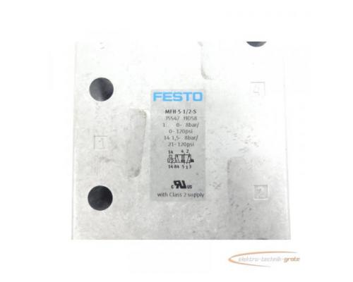 Festo MFH-5-1/2-S Magnetventil 35547 + MSFG-24/42-50/60 Magnetspule 4527 - Bild 5