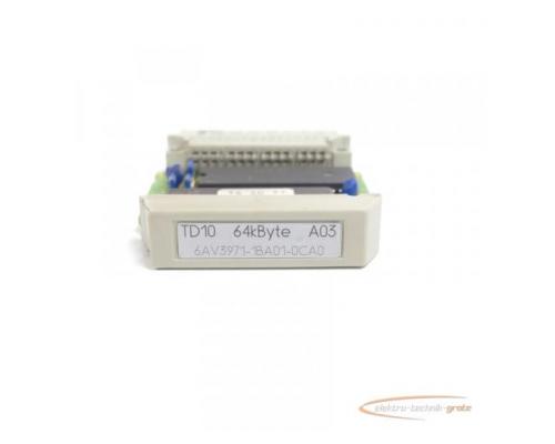 Siemens 6AV3971-1BA01-0CA0 Speichermodul TD10 128kByte A03 Ausgabe: 2 - Bild 5