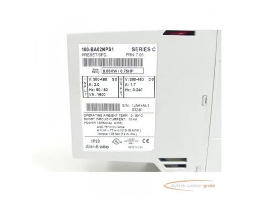 Allen Bradley 160-BA02NPS1 Speed Controller Series C - Bild 6