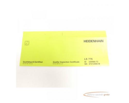 Heidenhain LS 776 ML 320 Id.Nr. 336 966-73 SN:27412980M + AE LS 776 - ungeb.! - - Bild 6