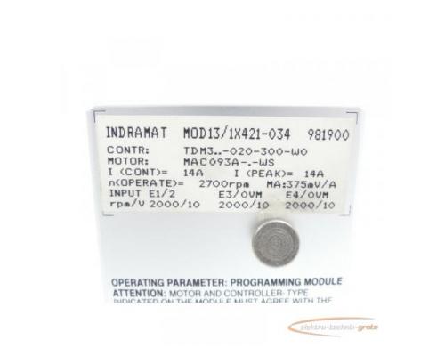 Indramat MOD13/1X421-034 981900 Programmiermodul SN:22912-47313 - Bild 4