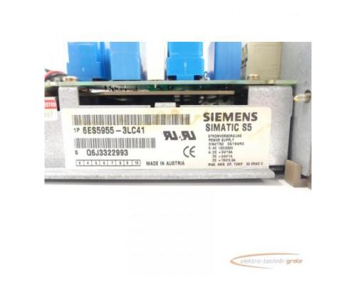 Siemens 6ES5955-3LC41 Stromversorgung E-Stand: 3 SN:Q6J3322993 - Bild 6