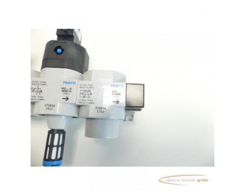 Festo Wartungseinheit mit LFR-D-MINI + HE- +-2x HEE- + HEL- + 2x FRM-?-D-MINI - Bild 7