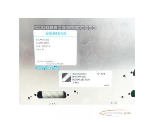 Siemens 6FM2805-4AS31 SINUMERIK 805 Id.Nr. 762 22 518 E-Stand: A2 SN:100694137 - Bild 4