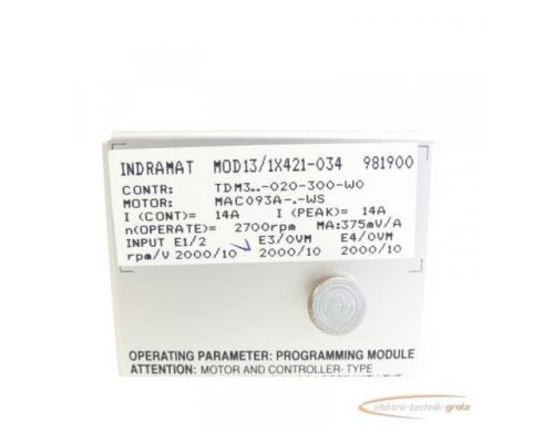 Indramat MOD13/1X421-034 981900 Programmiermodul SN:222912-47335 - Bild 4