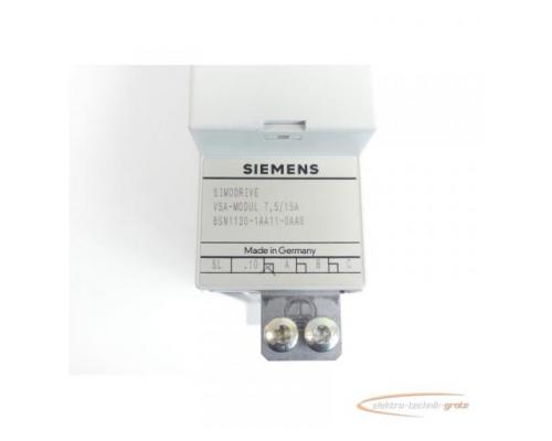 Siemens 6SN1130-1AA11-0AA0 VSA-Modul E-Stand: A SN:T/E0358210 - Bild 5