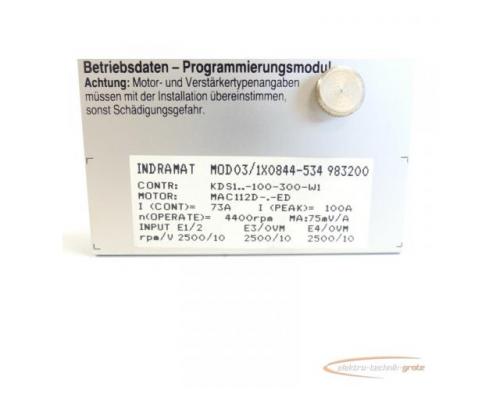 Indramat MOD03/1X0844-534 983200 Programmiermodul SN:220197-08321 - Bild 4