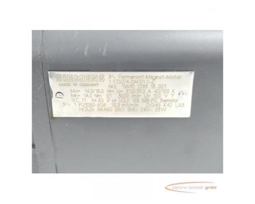 Siemens 1FT5074-0AF01-2 - Z AC-VSA-Motor SN:E1W92229313001 - Bild 4