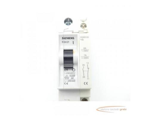 Siemens 5SX2 IEC 898 EN 60898 + 5SX9100HS Hilfsschalter - Bild 2