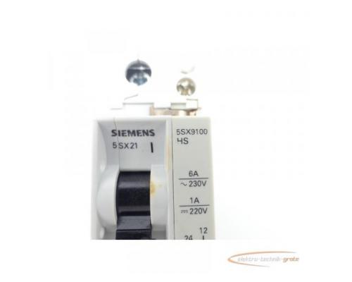 Siemens 5SX2 IEC 898 EN 60898 + 5SX9100HS Hilfsschalter - Bild 3