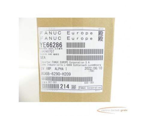 Fanuc A06B-6290-H209 Servo Amplifier Version: I SN:V22606412 - ungebraucht! - - Bild 6