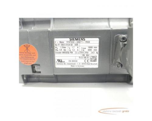 Siemens 1FK7032-2AK71-1( R ) G0 SN:YFE9612512403005 ohne Encoder - ungebraucht! - - Bild 6