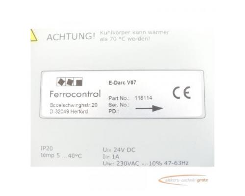 Ferrocontrol E-Darc V07 - 118114 - Antriebsregler SN:DPUB1E5112519313 - Bild 6