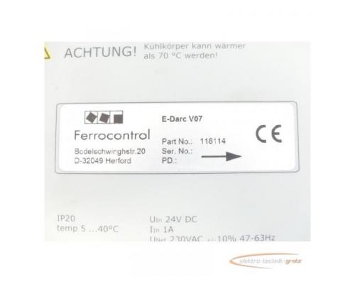 Ferrocontrol E-Darc V07 - 118114 - Antriebsregler SN:DPUB1E5120664168 - Bild 6