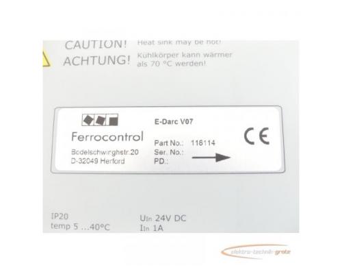 Ferrocontrol E-Darc V07 - 118114 - Antriebsregler SN:DPUB1E5120532227 - Bild 6