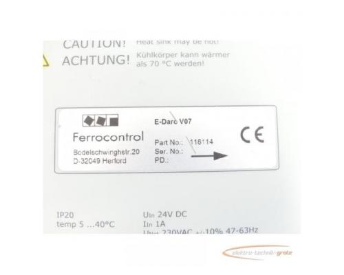 Ferrocontrol E-Darc V07 - 118114 - Antriebsregler SN:DPUB1E5120664154 - Bild 6