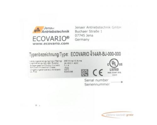 Jenaer Antriebstechnik ECOVARIO 414AR-BJ-000-000 SN:DPUB107140767333 - Bild 6