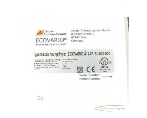 Jenaer Antriebstechnik ECOVARIO 414AR-BJ-000-000 SN:DPUB108150373886 - Bild 6