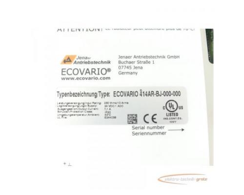 Jenaer Antriebstechnik ECOVARIO 414AR-BJ-000-000 SN:DPUB108150373887 - Bild 6