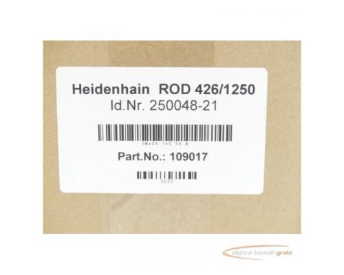 Heidenhain ROD 426/1250 Id.Nr. 250 048-21 SN:5474556A - mit 6 Monaten Gwl.! - - Bild 7