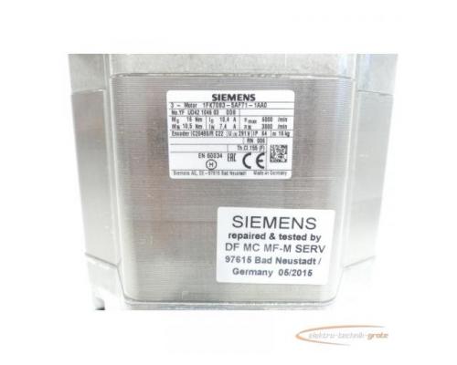 Siemens 1FK7083-5AF71-1AA0 Synchronservomotor SN:YFUD42104603008 - Bild 4