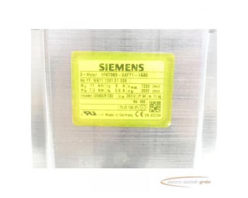 Siemens 1FK7063-5AF71-1AA0 Synchronservomotor SN:YFW611133101008 - Bild 4