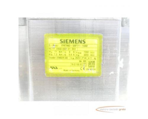 Siemens 1FK7063-5AF71-1AA0 Synchronservomotor SN:YFVN48493101003 - Bild 4