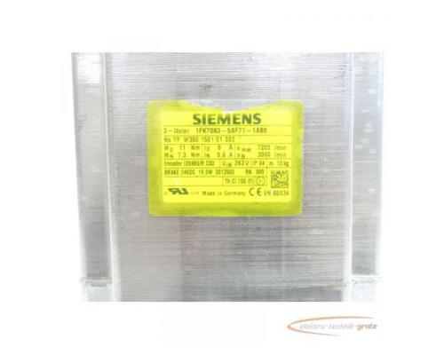 Siemens 1FK7063-5AF71-1AB0 Synchronservomotor SN:YFW350150101002 - Bild 4