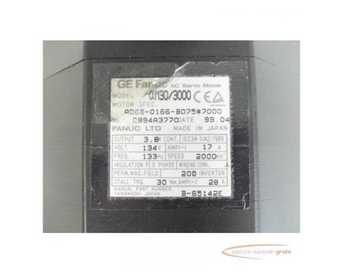 Fanuc A06B-0166-B075 # 7000 AC Servo Motor SN:C994A3770 - Bild 4