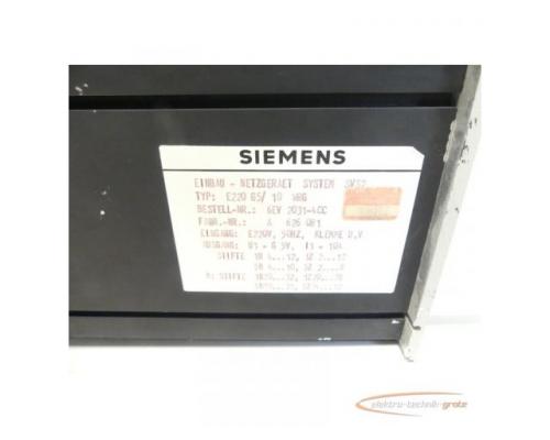 Siemens 6EV2031-4CC Stromversorgung Einbau-Netzgerät Fabr.Nr. A 626 081 - Bild 5