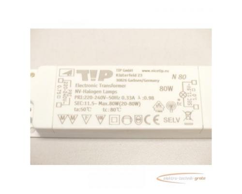 TIP Halogen 12V 20-80VA Elektroniktrafo - ungebraucht! - - Bild 3