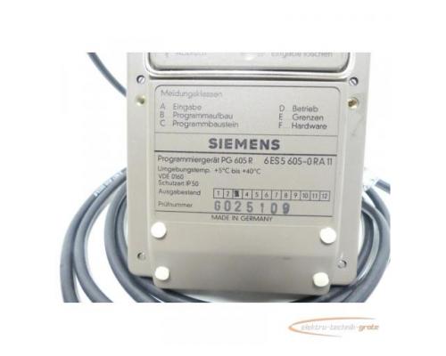 Siemens 6ES5605-0RA11 Programmiergerät PG 605 R G 025109 - Bild 4