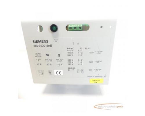 Siemens 4AV2400-2AB Gleichrichtergerät einphasig - Bild 4