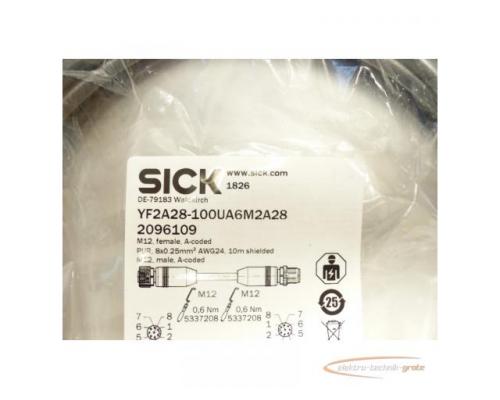 Sick YF2A28-100UA6M2A28 Steckverbinder und Leitungen SN:2096109 10M - ungebraucht! - - Bild 1