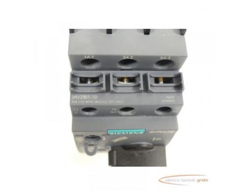 Siemens 3RV2021-4NA10 Leistungsschalter mit Siemens 3RV2901-1D Hilfsschalter - Bild 3