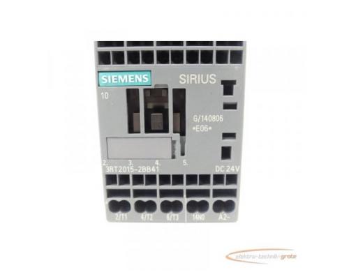 Siemens 3RT2015-2BB41 Schütz E-Stand 06 DC 24V - ungebraucht! - - Bild 3