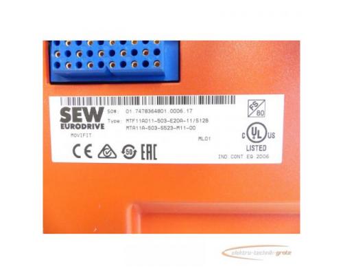 SEW Eurodrive MTA11A-503-S523-M11-00 + MTF11A011-503-E20A-11/S12B - ungeb.! - - Bild 8