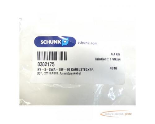 Schunk KV-3-SWA-19F-90 Anschluß-Leitung 3.00 m 0302175 - ungebraucht! - - Bild 4